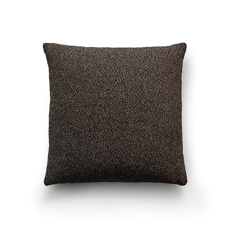 onyx black woven cushion