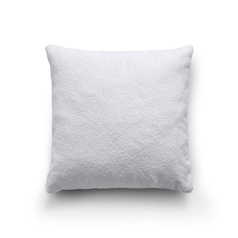 frosted white cushion