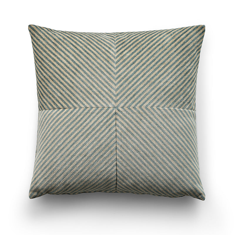 Fern 50x50 cm cushion in green and beige