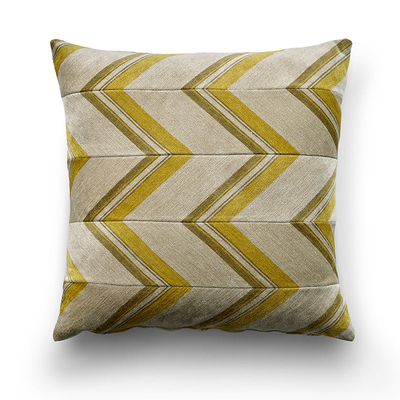Blaze yellow beige Cushion