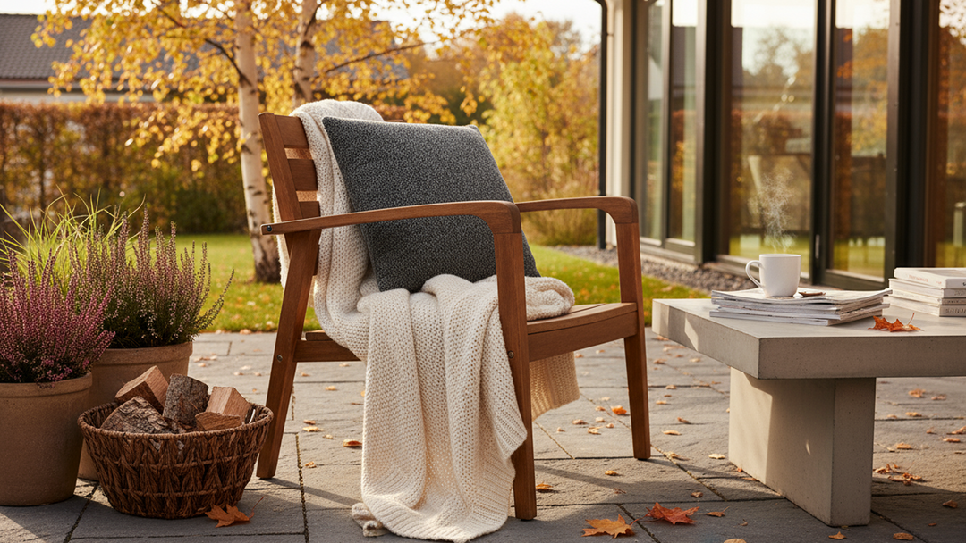 Eilersen Lisbon slate luxe outdoor cushion
