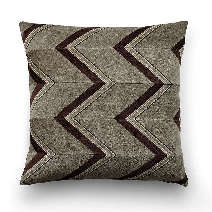 Blaze brown and beige cushion 